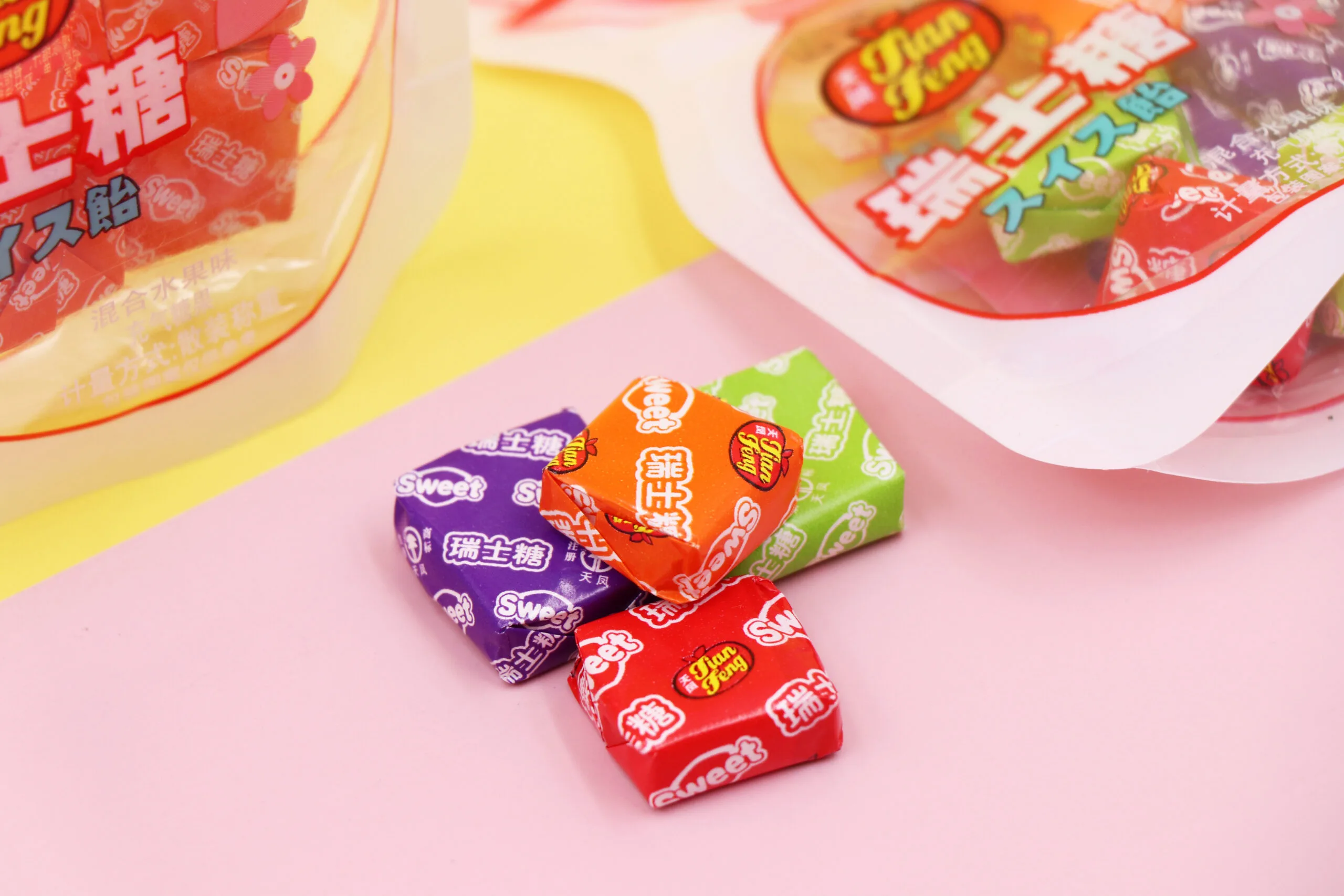 Treat N' Tuck Mix Fruit Flavor Swiss Candy - Image 2