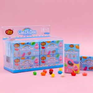 wholesales jelly beans jelly candy fruite flavor halal vitamin c box packing