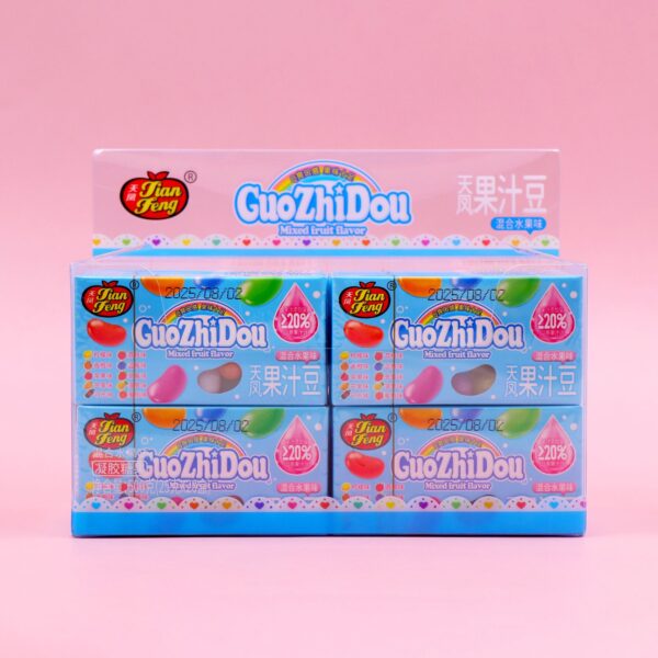 wholesales jelly beans jelly candy fruite flavor halal vitamin c box packing